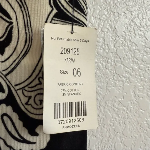 Vintage Etcetera “Karma” Paisley Flare Pants – NWT Size 6 - Image 4