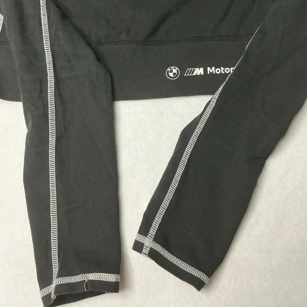 Puma‎ BMW M Motorsport Womens Crop Long Sleeve Top Black Medium - Image 5