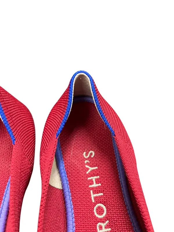 Rothy's The Point womans red knit pointed flats shoes sz 7.5 SKU 10-438 - Image 10