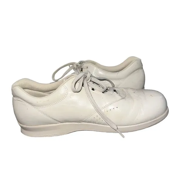 SAS Free Time Womens 8N Walking Sneakers White Lace Up Tripad Support Comfort‎ - Image 10