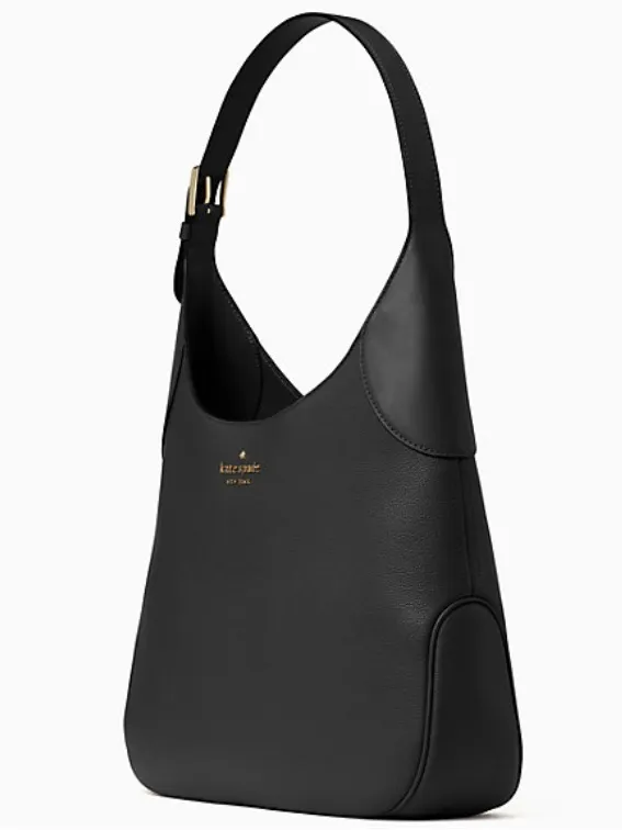 Kate Spade New York Black Pebble Leather Aster Shoulder Bag - Image 3