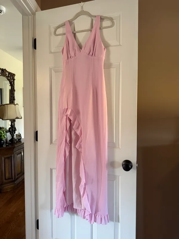 Chiffon Ruffle Dress - Image 3
