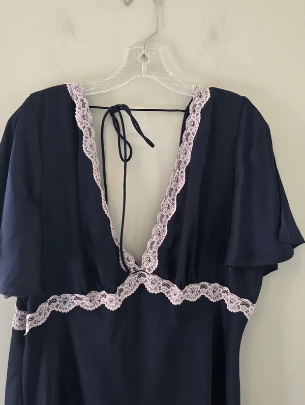 Princess Polly Jaron Mini Dress Navy Curve NWT - Image 2