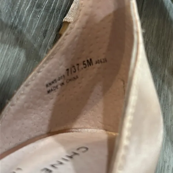 Chinese Laundry Blush Mauve Pink Ruffle Heels - Image 16