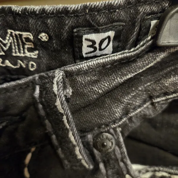 Miss Me Capri Sunny Skinny Black Denim Jeans Size 30 - Image 6