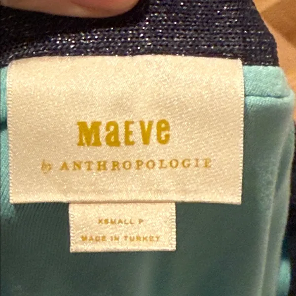 Anthropologie Maeve Sunburst Pleated Midi Skirt in Blue, Teal &‎ Silver - Image 6