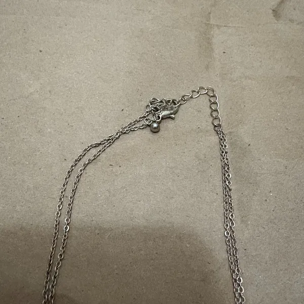 Silver‎ Tone Horn Pendant Charm Necklace Witchy Bohemian - Image 3