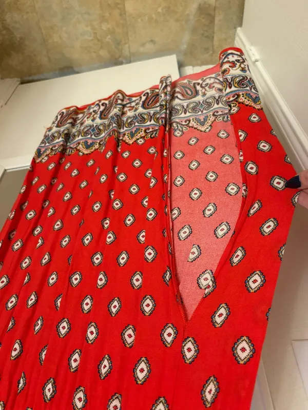 Strapless maxi dress Red - Image 3