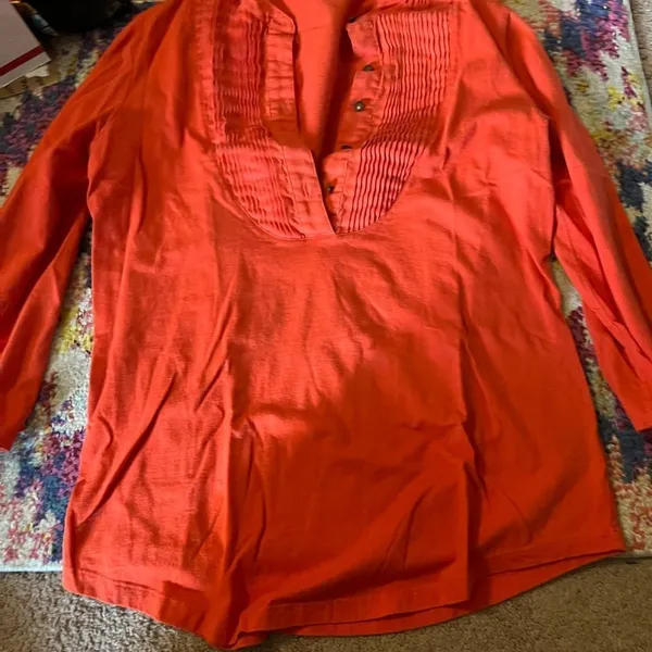 Ralph Lauren‎ large orange blouse - Image 6