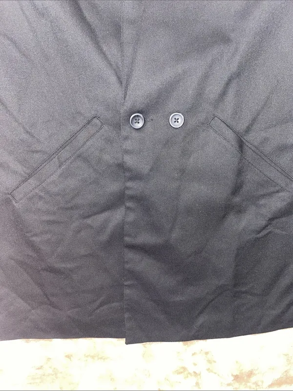 NWT The drop Classic Black Women's Double-Breasted Blazer with cutout back - Image 3