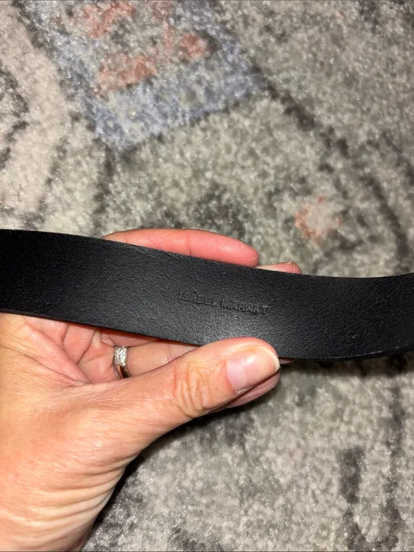 Isabel Marant Lecce Black Skinny Leather Tie Belt - Image 3