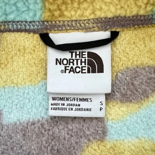 NWT The North Face‎ Cragmont Wasabi Dazzle Camo 1/4 Snap Fleece Jacket - Image 6