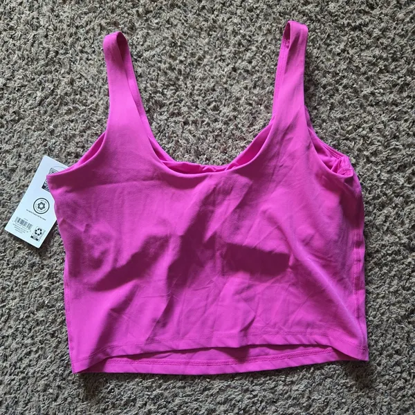 Member's Mark Active Tank Top Women's L Pink Built In Bra UPF 50 NWT - Image 4