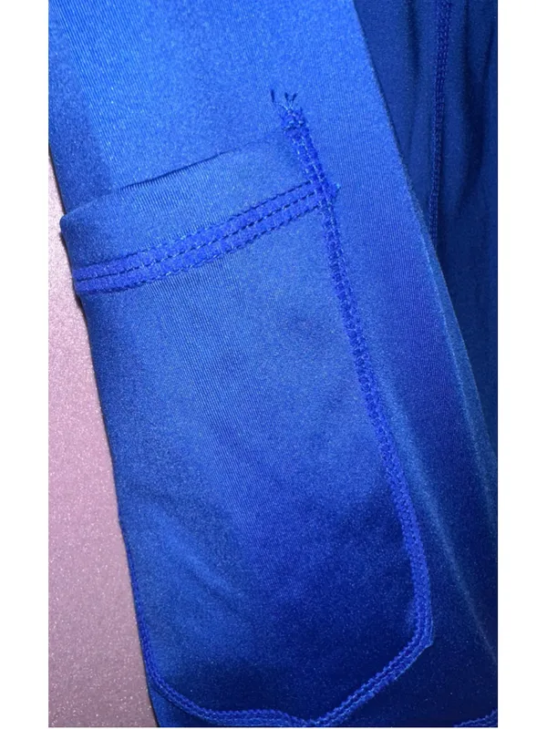 Women's Unbranded Polo Mini Dress Blue White Size L - Image 6