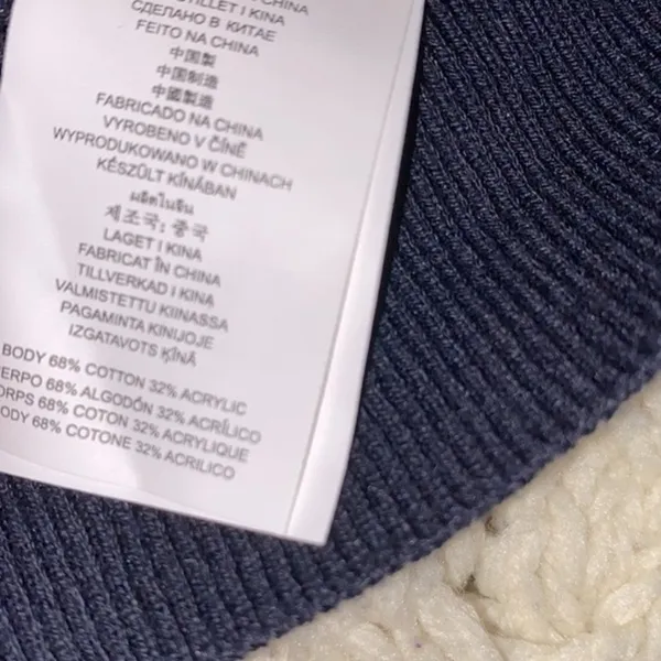 Michael Kors navy blue turtleneck sweater size small - Image 5