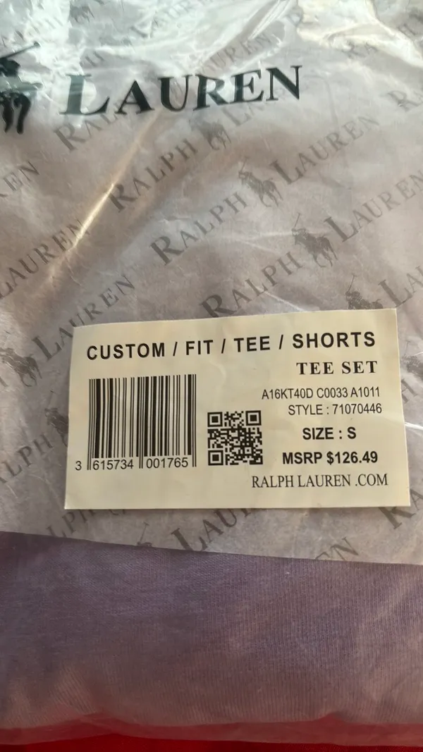Unisex size small Ralph Lauren short set  - Image 7