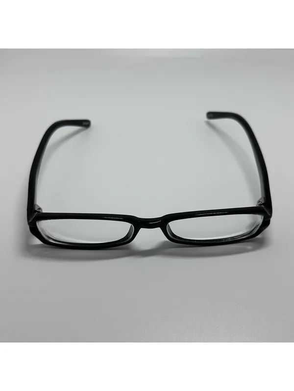 Zenni Black Rectangular Prescription Glasses Frames with Case - Image 3