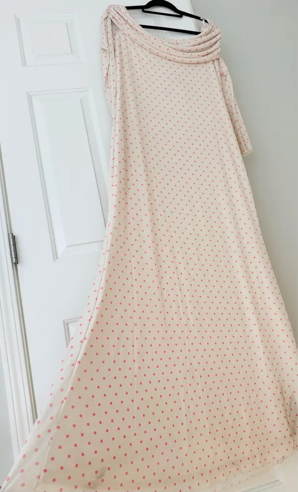 Anthropologie AFRM Long-Sleeve Off-The-Shoulder Mesh Maxi Dress, Size 2X - Image 8