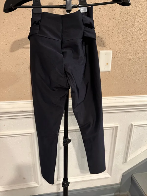 Black Colombian High-Waist Butt Lift Leggings Size M - Image 2