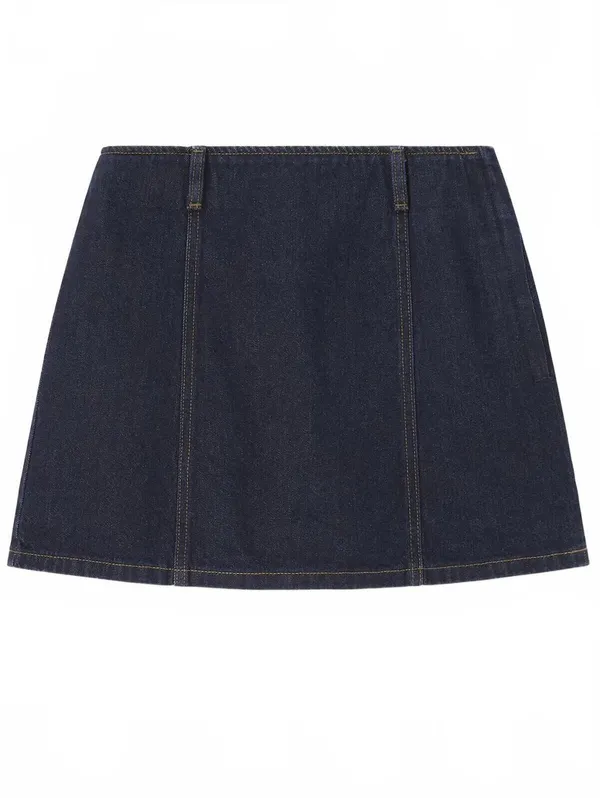 Uniqlo GU Denim Skort NWT Navy Small - Image 3