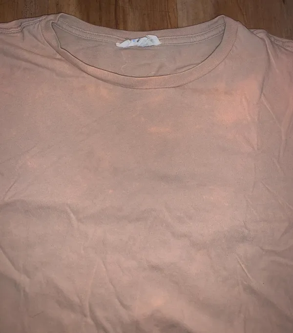 Crop T Shirt Tan Size M - Image 3