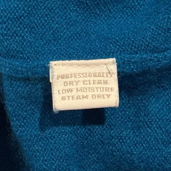 Charter Club Sweater Cashmere Quiet‎ Luxury Old Money Preppy Minimalist Blue S - Image 5