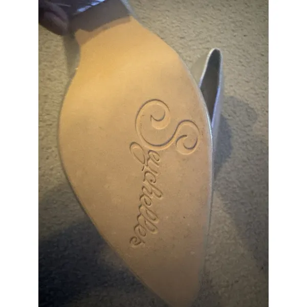 SEYCHELLES Silver  Block Heel Shoes Size 9 - Image 9