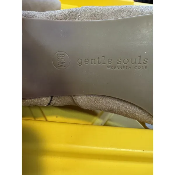 GENTLE SOULS - Emily Suede Side Zip Boot Size 8.5 Tan - Image 8