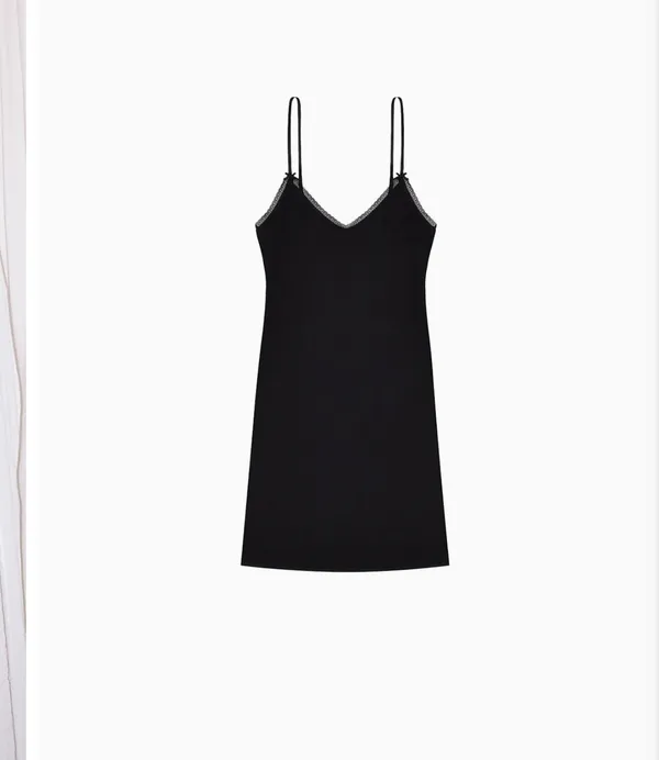 Cou Cou Intimates The Cami Dress Black Size XS - Image 2