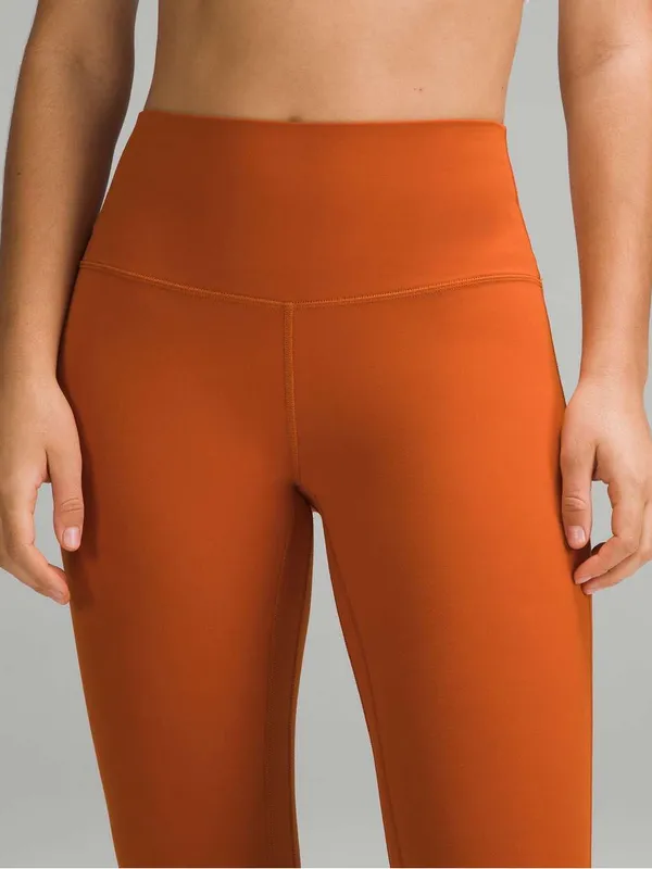#23 Lululemon Align High-Rise Pant 25” Canyon Orange Size 4 - Image 5