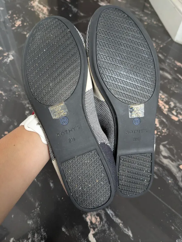 Rothy's The Flat Round Cap Toe Shoes Size 8.5 - Image 5