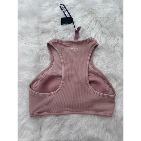 Nike Skims Ribbed Seamless Racer Front Bra Himalayan Size Medium - Image 5
