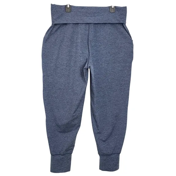Offline by Aerie The Foldover Hugger Joggers Heather Blue Size XL - Image 4