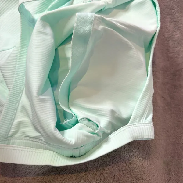 Paragon Fitwear Ribbed Shortsuit Activewear Pastel Green Size L Athletic‎ Padded - Image 5