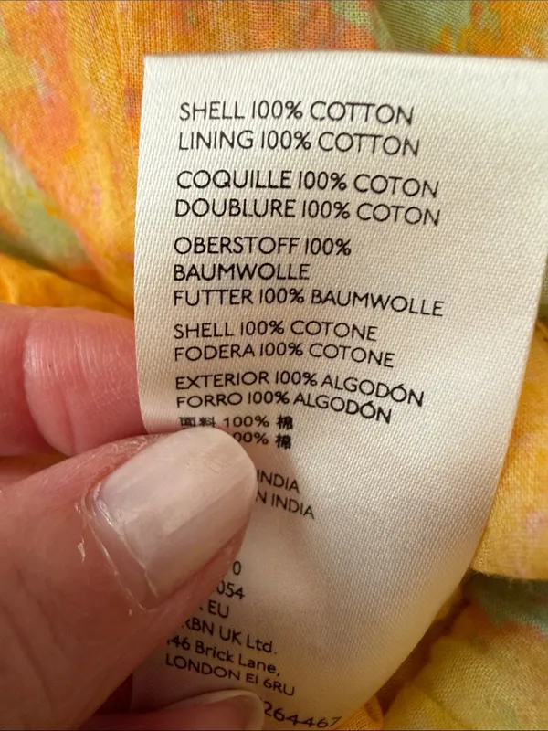 NWT Free People Sunny Goldenrod Tie Dye Pleat Garden Cottage Brunch Mini Skirt - Image 4