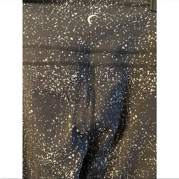 ZYIA Black Reflective Mirage Pocket Light n Tight Hi-Rise 7/8 24" Size 12 - Image 4