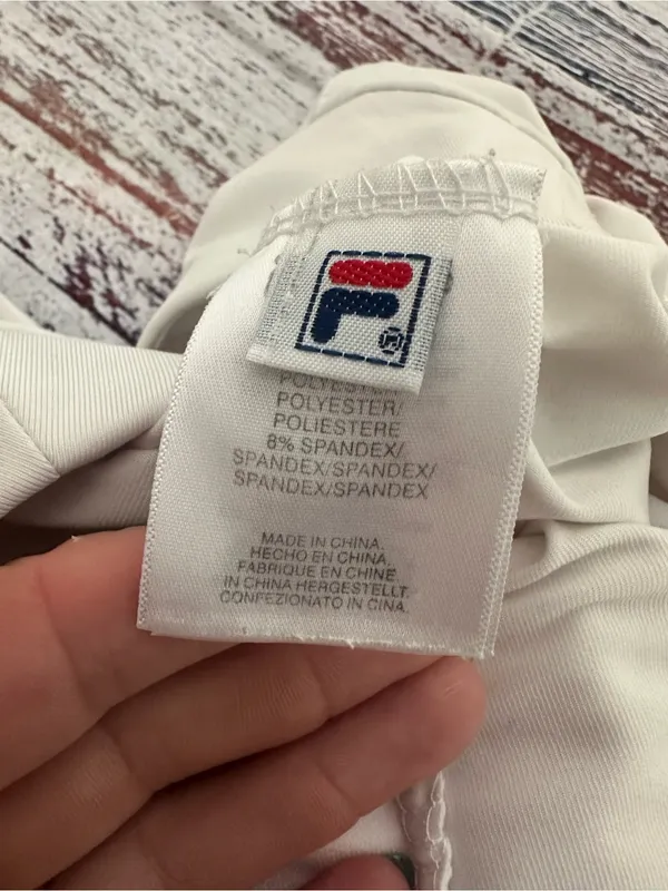 Vintage Y2K FILA Women's White Tennis Skort - Image 6