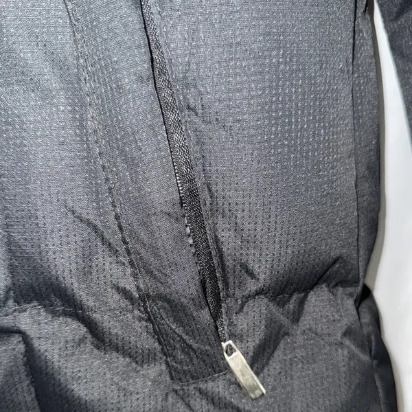 Daisy Black Quilted Puffer Jacket with High Collar - Image 4