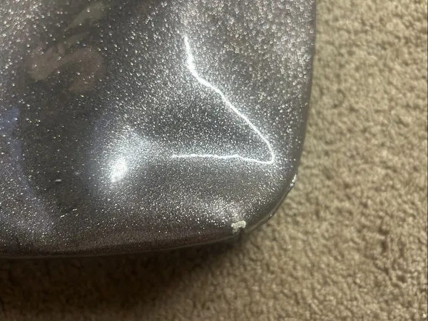 Kate Spade Sparkle Bow Tote Bag in Silver glitter tote - Image 11