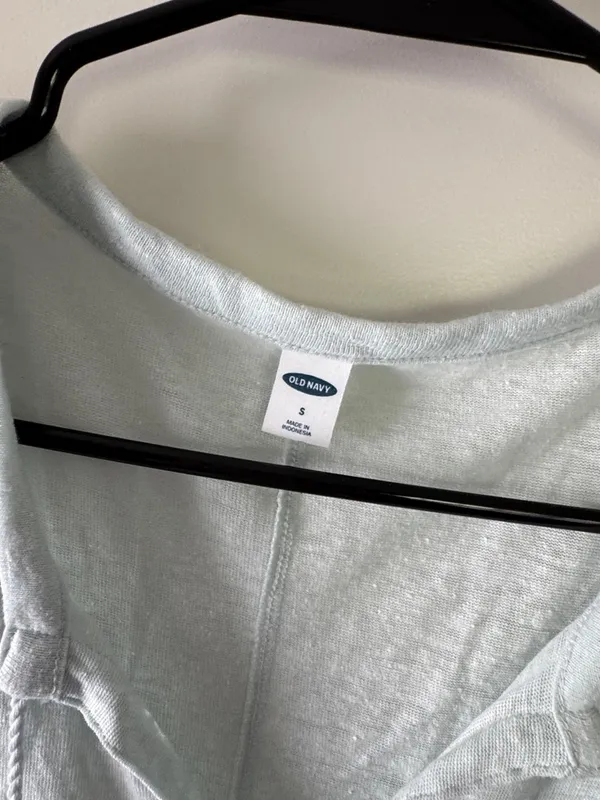Old Navy Light Mint Lace-Trim Peasant Tunic / AA87 - Image 3