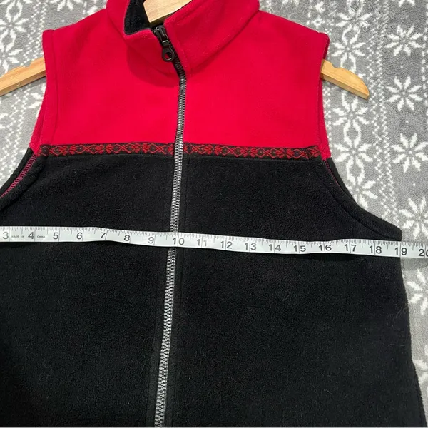 Kuhl Red & Black Fleece Sleeveless Vest J w/ Pockets Small Outdoor Gorpcore‎ - Image 7