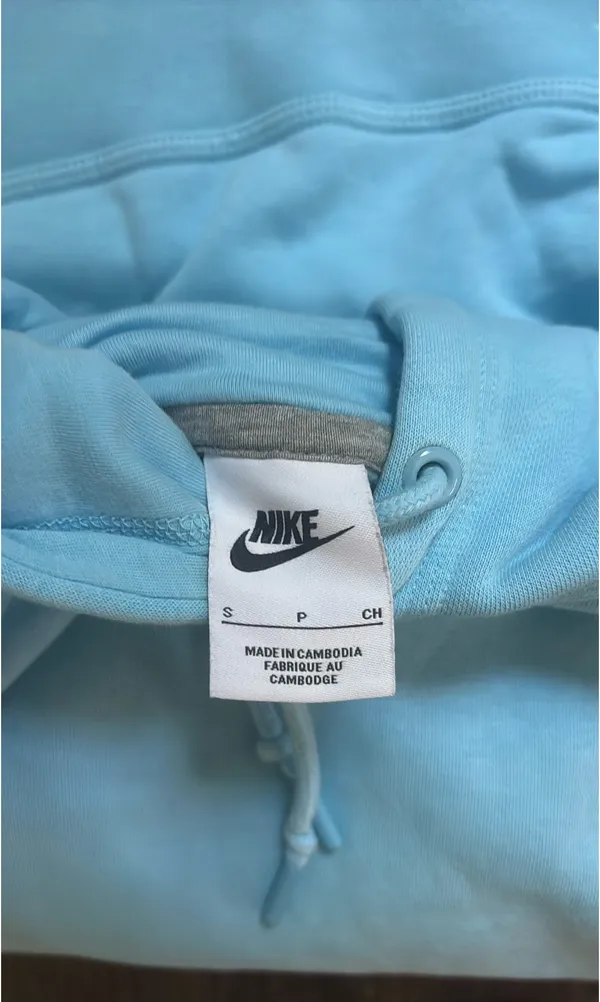 Nike Hoodie Light Blue - Image 3