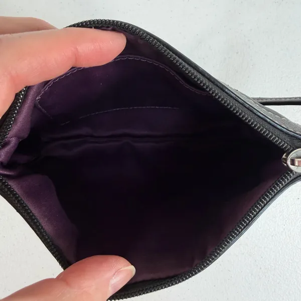 Coach Black Legacy Wristlet Wallet‎ Leather Small Pouch 48179 Designer Festival - Image 11