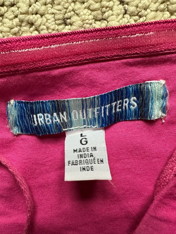 Urban Outfitters Tube Top Hot Pink L - Image 4