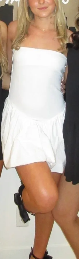 ZARA Mini Dress White - Image 2