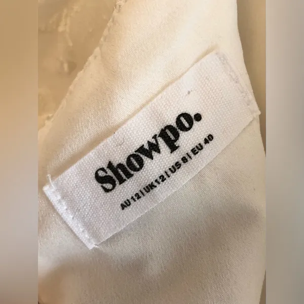 White Showpo Laine Mini Dress Size US 8 - Image 8