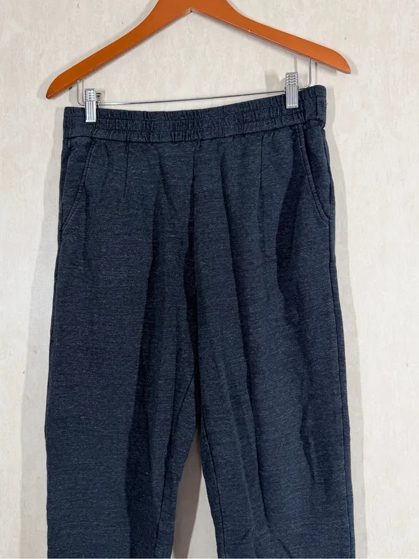 Varley Women’s Lincoln Pant Classic Sweat Jogger Pants in Black Marl M - Image 4