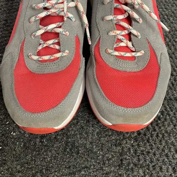 Columbia Pivot Waterproof Hiking Sneakers Shoes Size 9 Gray Red Womens HIking - Image 4