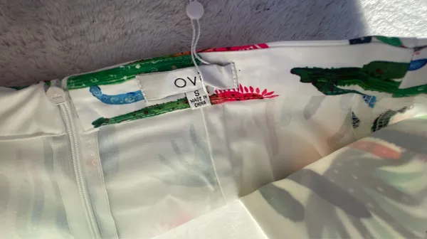 Ovi White Cactus Skirt - Image 3