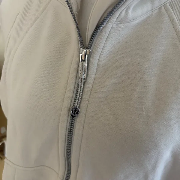 LULULEMON Scuba Oversized Full Zip Natural Ivory Size‎ M/L - Image 7